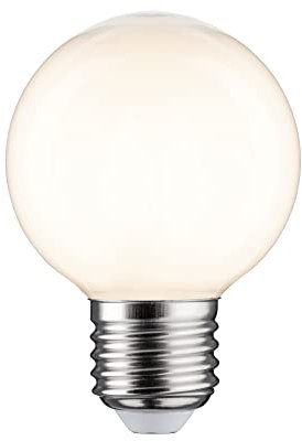 Paulmann 28990 Filament 230V LED Globe G60 E27 7W 230V 780lm dimmbar 60mm Opal Glas 2700K - Warmweiß Leuchtmittel