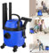 Nass-Trockensauger, Teppich Reiniger, 800W Waschsauger, 3 in 1 Staubsauger Nasssaugen - Trockensaugen - Ausblasen, inkl. Düsen u. Filter, Kunststoffbehälter: 15L