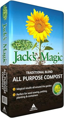 Indigo® Garden Jack's Magic 50L Multi-Purpose Compost – Peat-Free Premium Blend For All Gardening Needs