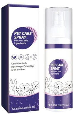 GNAUMORE Spray para Heridas para Gatos,Cuidado de Heridas Pare Gatos,Cuidado de la Piel y Heridaes Pare Mascotas,paria Limpieza y Cuidad Des Heridaes,Spray da Heridae paria Perros Gatoes 60ml