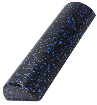 Rouleau de fascia pour le dos | Demi-rouleau d'exercice en mousse pour le dos | Rouleau de fascia haute densité favorise la récupération musculaire après l'entraînement, l'équilibre, l'entraînement