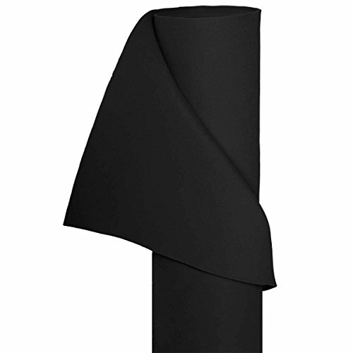 HaGa® filt 1,5 m x 5 m pysselfilt i svart