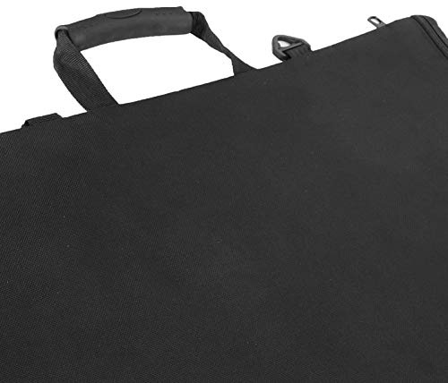Sac à dos A3 pour planches à dessin - Sac de peinture exquis noir 8 carats pour croquis et peinture