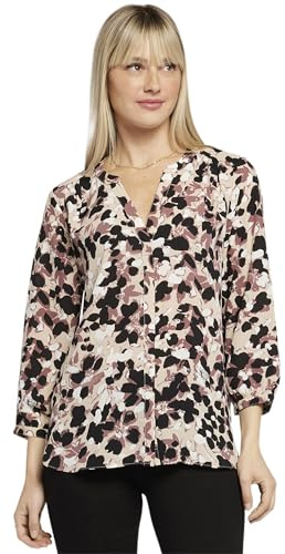 NYDJ Women's Pintuck Blouse, Ellendale, Large