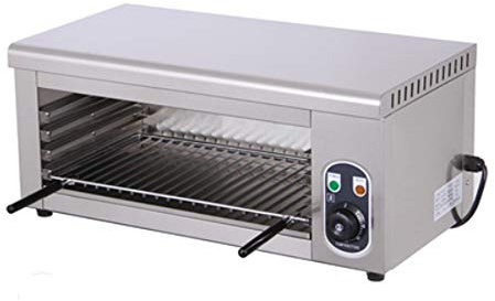 Electric Cheese Melter, 2000W Temperature Adjustable Salamander Broiler Commercial Electric Cheese Grill Melting Warmer Countertop Cheese Heater