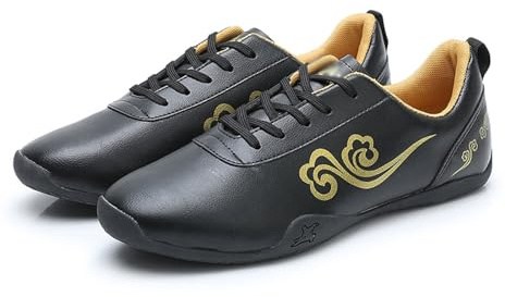 Scarpe Sportive Taekwondo,Scarpe Leggere Boxe,Unisex Tai Chi Wu Shu Scarpe,Antiscivolo,Resistenti all'Usura Scarpe Classiche da Kung Fu Traspiranti Uso Quotidiano,Fitness Outdoor Sports