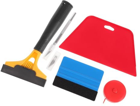 BUGUUYO 1 Set Di Strumenti Per Pellicole Auto Kit Di Strumenti Per La Tinta Dei Finestrini Dellauto Strumento Per Lisciare La Carta Da Parati