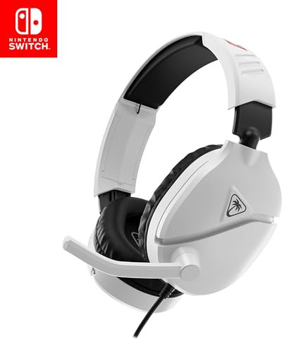 Turtle Beach Recon 70 Wired Gaming Headset Officially Licensed for Nintendo Switch and Nintendo Switch 2 with Flip-to-Mute Mic, 40mm Speakers, Adjustable, Lightweight Design