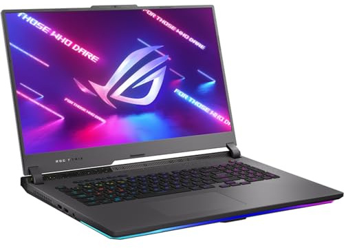 ASUS ROG Strix G17 G713PV Laptop; 17 FHD 144Hz 16:9 IPS Display; AMD Ryzen 9 7940HX; 16GB RAM; 1TB SSD; NVIDIA RTX 4060; Win11 Home; QWERTZ; Eclipse Gray; 3Monate GamePass