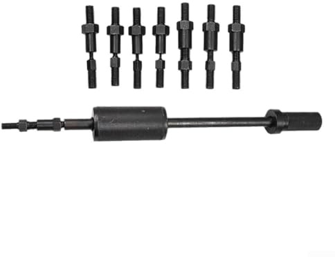 Honseadek Mechanical Pin Puller Hammer for Threaded Positioning Pins, Manual Puller Set with Internal and External Threads M3-M12, 3mm to 12mm(A)