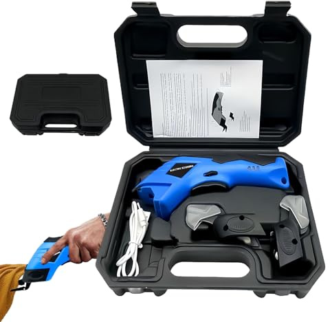 Bavokon Elettriche Ad Alta Resistenza | Utensile da Taglio Ricaricabile a Batteria | Taglierina per Scatole Elettrica - per Casa Giardino Tessuto Carta Cartone Tappeto Schiuma Carta da Parati Fai da