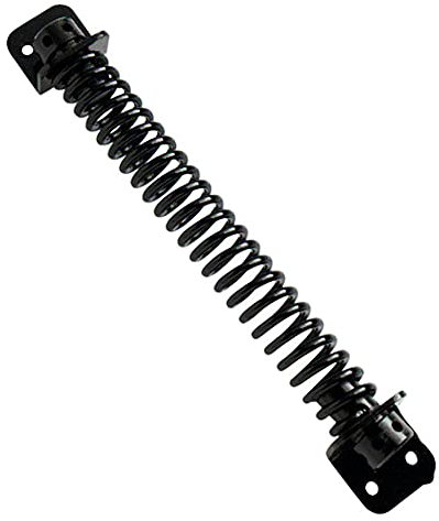 Merriway BH05795 Ressort de porte réglable en acier, 200 mm (8 pouces) - noir