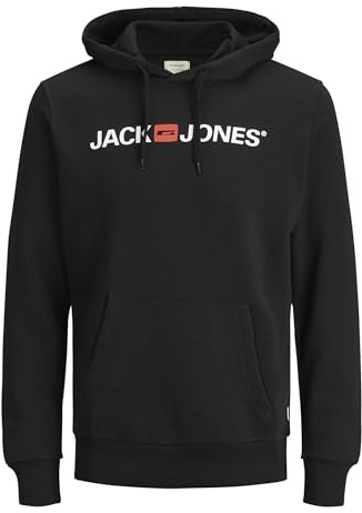 JACK & JONES Jjecorp Logo Sweat Hood , Capucha Hombre, Azul (Navy Blazer Detail Reg Fit), XSmall