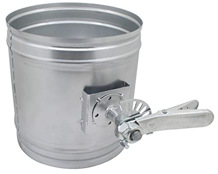 Serranda di taratura aria meccanica ferro canalizzato ventilazione condizionatore tubo stufa con valvola a farfalla per canna fumaria chiusura