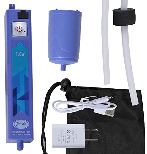 Pacific Bay Portable Automatic Pump/Water Filtration System - for Camping or Wilderness Survival - Emergency Drinking Water Survival - Indoor/Outdoor Water Filter - New 2022 Must Have Hiking Supplies