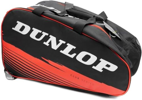 DUNLOP Borsa per Racchette da Padel Club Rossa