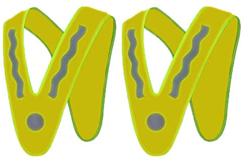 HOUSON 2 Stück Warnweste Kinder, V-Form Sicherheitsweste Reflektorweste Kinder