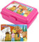 United Labels Bibi & Tina Brotdose mit Trennwand 17,5x12,8x6,9 cm, Pink, Lunchbox Pferde, Brotbox spülmaschinenfest