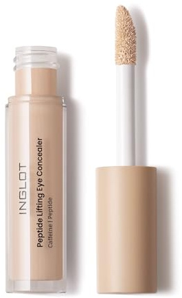Inglot Fortschrittlicher Korrektor für die Augenpartie mit Lifting-Effekt und Peptiden für Anti-Aging | Feuchtigkeit und Strahlkraft | Reduziert Falten und feine Linien | 4,6 ml | 202