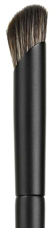 MSQ Angled Eyeshadow Brush,Precision Bent Liner&Brow Brush for Cream Powder