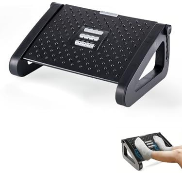 MAGIC SELECT Reposapiés Oficina Ergonómico, Soporte Ajustable para Pies