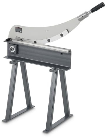 VEVOR Cesoia a Ghigliottina, Taglierina da Banco con Larghezza del Letto di 500 mm, Cesoia Manuale per la Lavorazione di Lamiere, con Materiale Q235, Alta Precisione, Supporto, per Alluminio