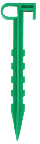 Anneome 20 Stück Zeltnägel Kunststoff 14cm Stabile Bodenanker für Camping Garten Outdoor Zelt und Markisenbefestigung Wetterfestes Zeltzubehör