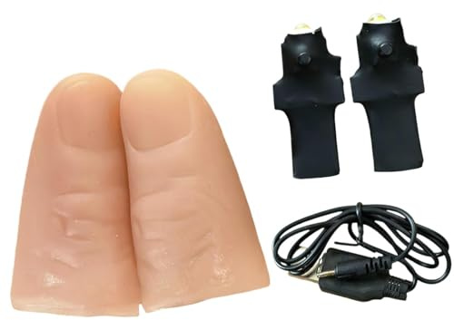 Luce Per Pollice Facile - 10,5x6,5x2 Cm ABS Ricaricabile Con Dita Finte Trucco LED, Luce Per Pollice Illusione Da Primo Piano, Dispositivo Di Scena Magico Portatile, Strumento Di Performance Sul Palco