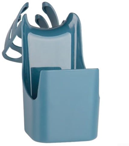 Appareil de nettoyage de chaîne ABS bleu moto anti-éclaboussures de chaîne outil anti-éclaboussures de chaîne sans démontage rapide outil de nettoyage de chaîne de moto robuste ABS anti-éclaboussures