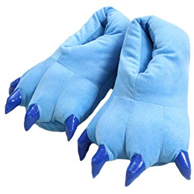 SHIXIAOSHU Pantofole artiglie del dinosauro, pantofole per animali, cartone animato casa pantofole, pantofole del dinosauro