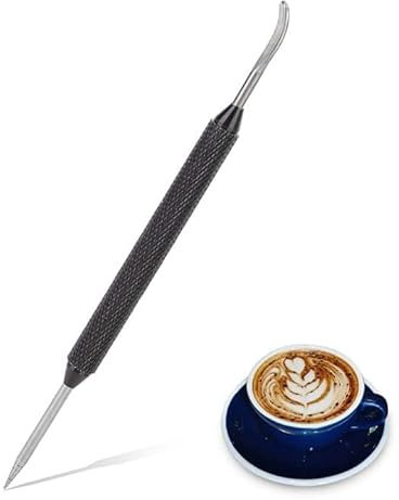 Art Penna per Decorare Il Caffè, Acciaio Inossidabile Latte Art Penna, Cappuccino Latte Art Penna, Strumento Di Arte Caffè Fai Da Te, Barista Cappuccino Espresso Caffè Decorazione