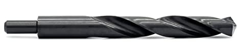 BAER HSS Spiralbohrer (reduzierter Schaft 13mm) 17,50 mm - Stahlbohrer - Bohrer - bohren - Metallbohrer rollgewalzt- Schnellarbeitsstahl