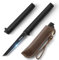 Omesio Tanto Klappmesser, schlankes, faltbares Taschenmesser Schwarz