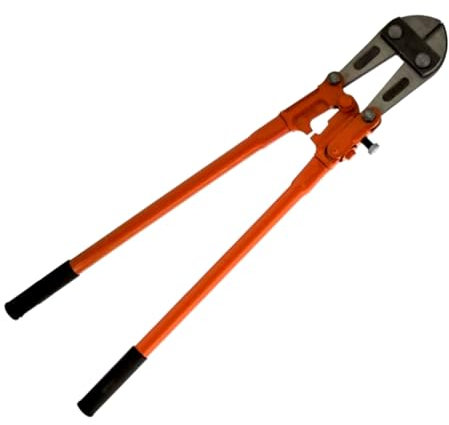 Heavy Duty 24” Bolt Cutters, Cropper Tool with Rubberized Anti-Slip Easy Grip Handles for Mechanics, Carpentry, Building, Plumbing, Ergonomic Rubber Grips