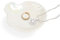 Dmnnlp Trinket Dish Shell, Unique Gifts for Women Jewellery Dish, Birthday New Home Gifts for Her, Ceramic Decorative Trinket Tray for Decorating Room Bedroom Rings Earrings Necklace Storage (White)