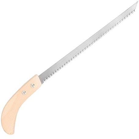 Keenso Scie à Arbre à Ailes/ailes à Dents étroites pour bonsaï et Jardinage, Scie à Main de Forme Ergonomique avec Poignée Confortable, Matériau en Acier au Manganèse