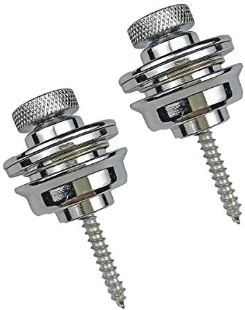 Gurtschlösser für Gitarre, 2 Stück, Metall, Knöpfe für Gitarrengurt, Schnellspanner, Gurt, Schloss, Knopf für Akustikgitarre