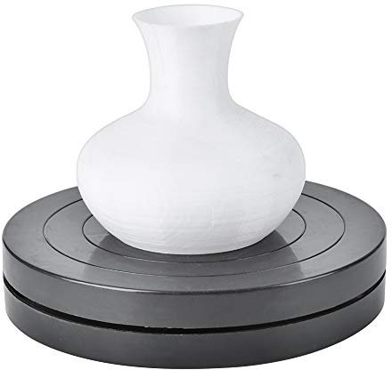 Duokon Plato Giratorio de Arcilla, 11,5/17,8 cm, Herramienta de Escultura de cerámica Hecha a Mano de Arcilla plástica para Estudiantes, Escultura Artesanal Hecha a Mano(17.8cm)