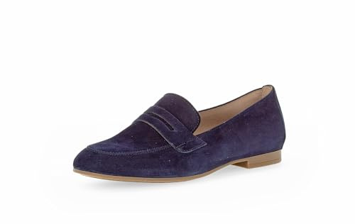 Gabor Donna Mocassini, Signora Pantofole,Pantofola,Scarpe da College,Scarpe Business,Blu (Atlantik),40 EU / 6.5 UK