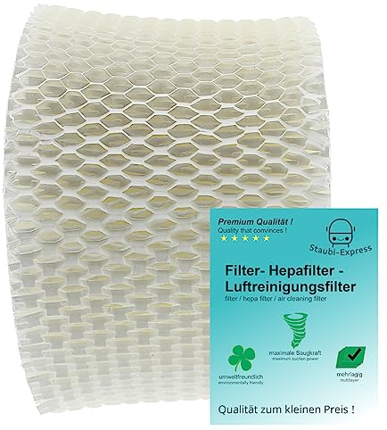 Staubi-Express 3X Filter passend für Philips Luftbefeuchter HU4811 I HU 4811 I Hepa Aktiv-Filtersystem