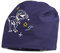 maximo Mini Boy-Beanie, Space Dino Reversible, Jersey Bedruckt, Glow in The Dark Baumwolljersey