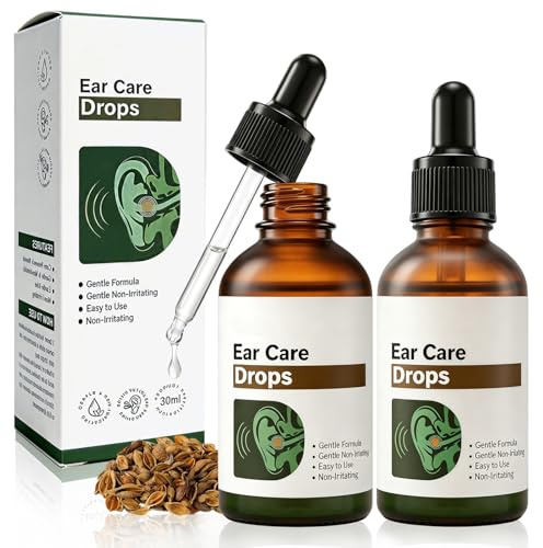 Gocce Orecchie con Contagocce,cerume orecchie pulitore,Pulisci Orecchie per Uso Domestico,rimuovi cerume orecchie,20ml per Applicazione Facile e Cura Delicata