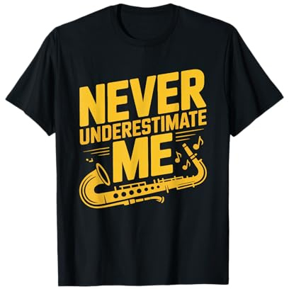 Never Underestimate Old Woman Who Plays Saxophone T-Shirt