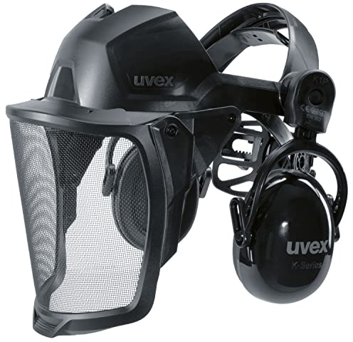 Uvex pheos faceguard Gittervisier - Gesichtschutz und Gehörschutz - flexibel