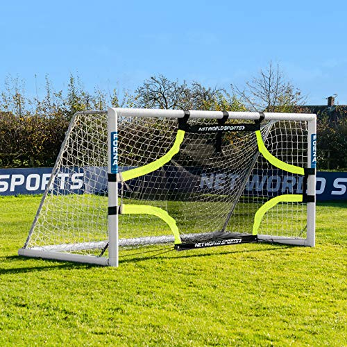 FORZA Pro Fußballtor-Zielwand – Vier Eck-Schießscheiben | Nur Zielwand (5,6m x 2m)