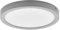 EGLO LED Deckenleuchte Idun 2, runde Deckenlampe, Deckenbeleuchtung aus Metall und Kunststoff in Silber und Weiß, Lampe für Wand und Decke, neutralweiß, Ø 30 cm