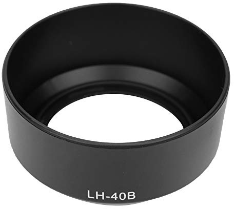45Mm F1.8 Lens Hood Lh 40B Plastic Lh 40B Quality Portable Plastic Camera Lens Hood for M.Zuiko 45Mm F1.8(Black) (Black)