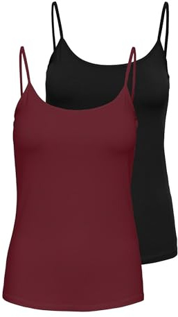 Onllove Singlet 2-pack JRS Noos, svart, S