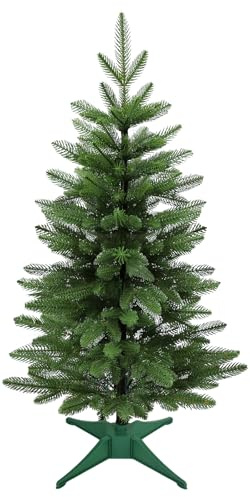 Small Christmas Tree, 3FT Artificial Tabletop Mini Christmas Tree for Office, Desk, Indoor, Outdoor, Holiday Xmas Party Decoration, Not Pre-lit Lights, Easy Assembly, Green