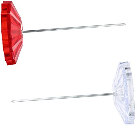 Angoily 2 Stück Schreibtisch Papierhalter mit Geradem Stab Stabiler Spike Stick für Quittungen Notizen und Rechnungen für Büro und